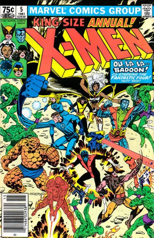 Uncanny X-Men Annual (Vol 1) #5 Vf 1