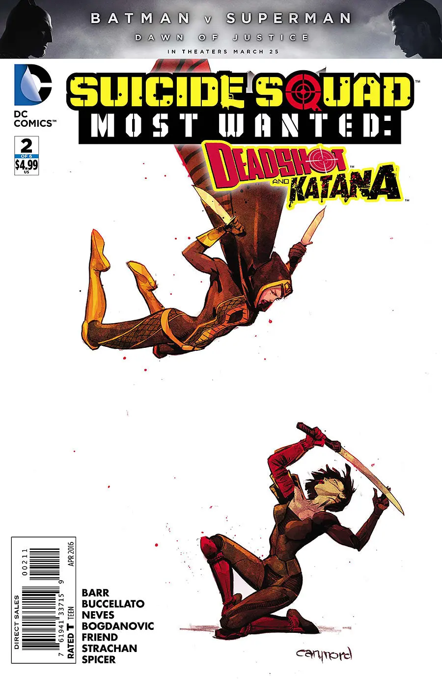 Suicide Squad Most Wanted: Deadshot And Katana #1-6 Complete Set Nm 2