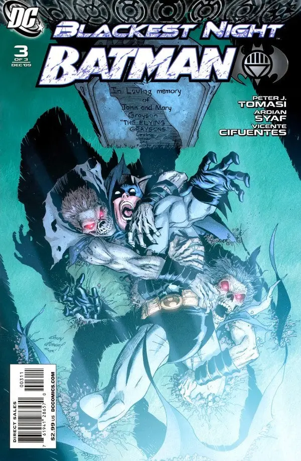 Blackest Night: Batman (Vol 1) #3 (Of 3) Nm 1