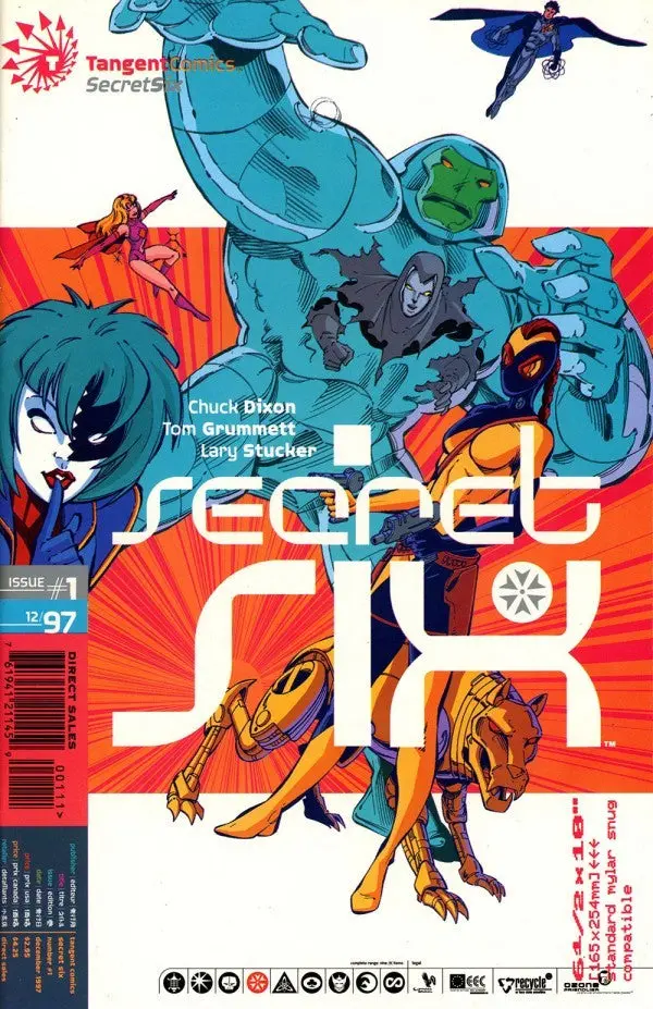 Tangent Comics: Secret Six (Vol 1) #1 Vf 1