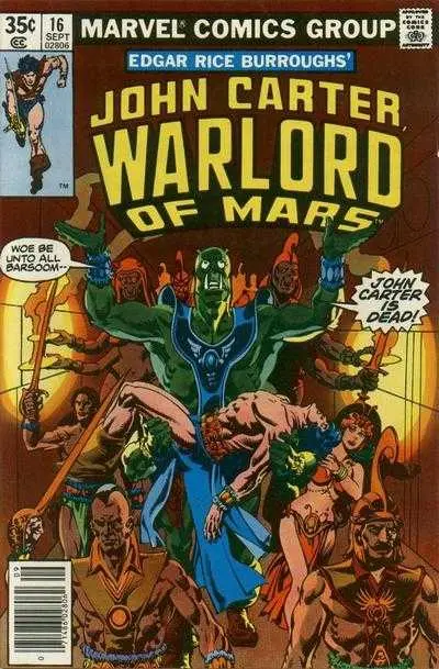 John Carter, Warlord Of Mars (Vol 1) #16 Fn/Vf 1