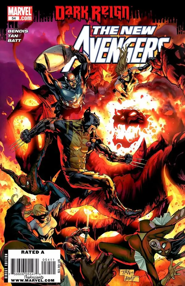 The New Avengers (Vol 1) #54 Vf 1