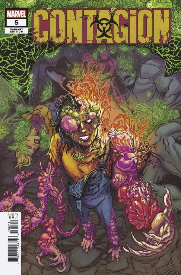 Contagion (Vol 1) #5 (Of 5) Ryan Browne Vertical Connecting Variant Nm 1