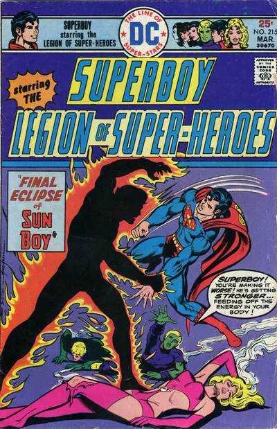 Superboy Starring The Legion Of Super-Heroes (Vol 1) #215 Vg 1