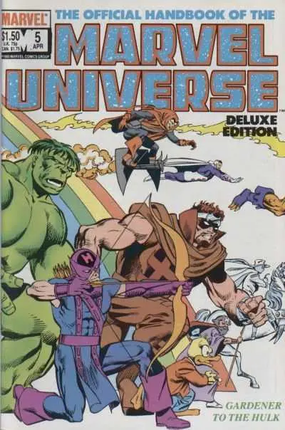 The Official Handbook Of The Marvel Universe: Deluxe Edition (Vol 1) #5 Vf 1