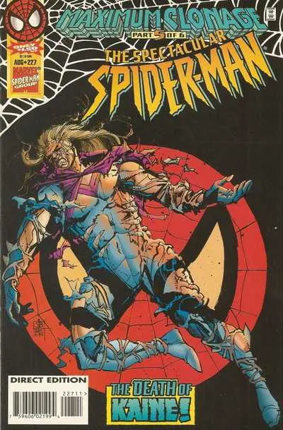 Peter Parker, The Spectacular Spider-Man (Vol 1) #227 Vf 1