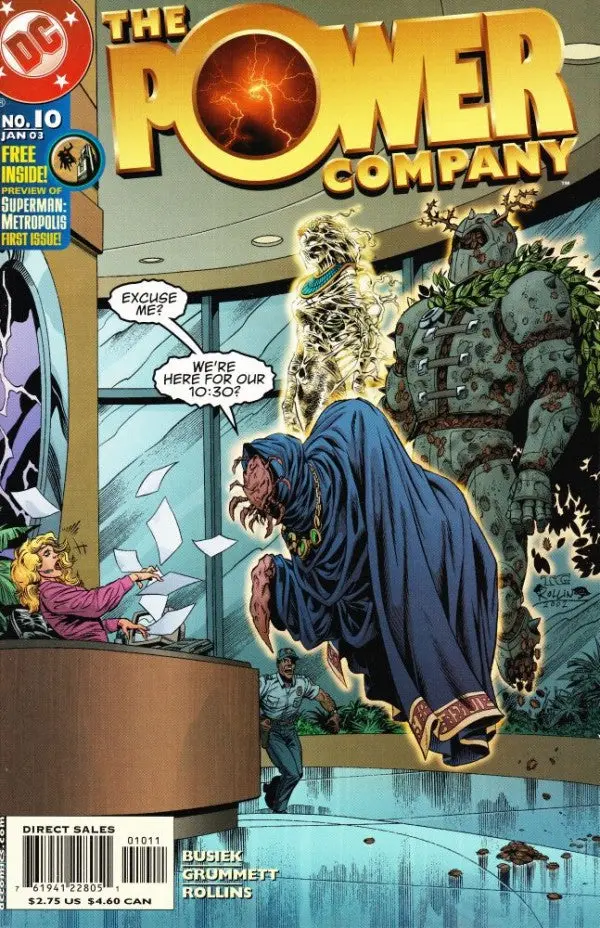 The Power Company (Vol 1) #10 Vf 1