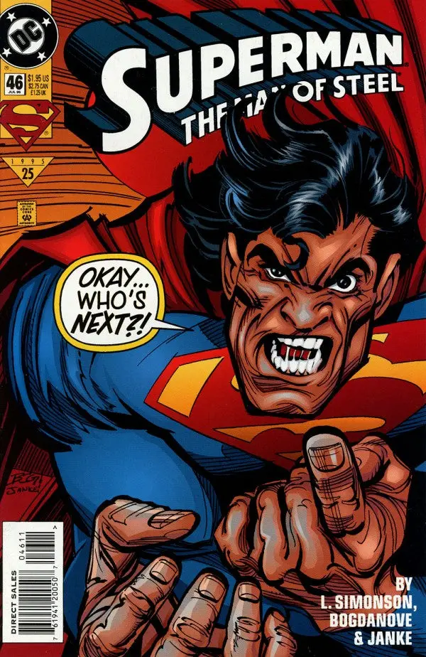 Superman: The Man Of Steel #46 Vf 1