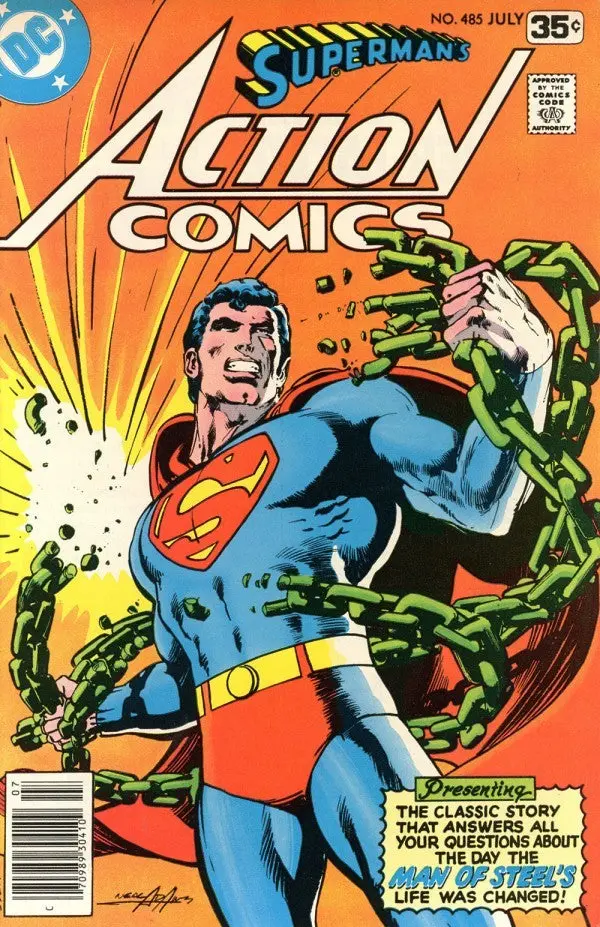 Action Comics (Vol 1) #485 Whitman Cover Fn 1
