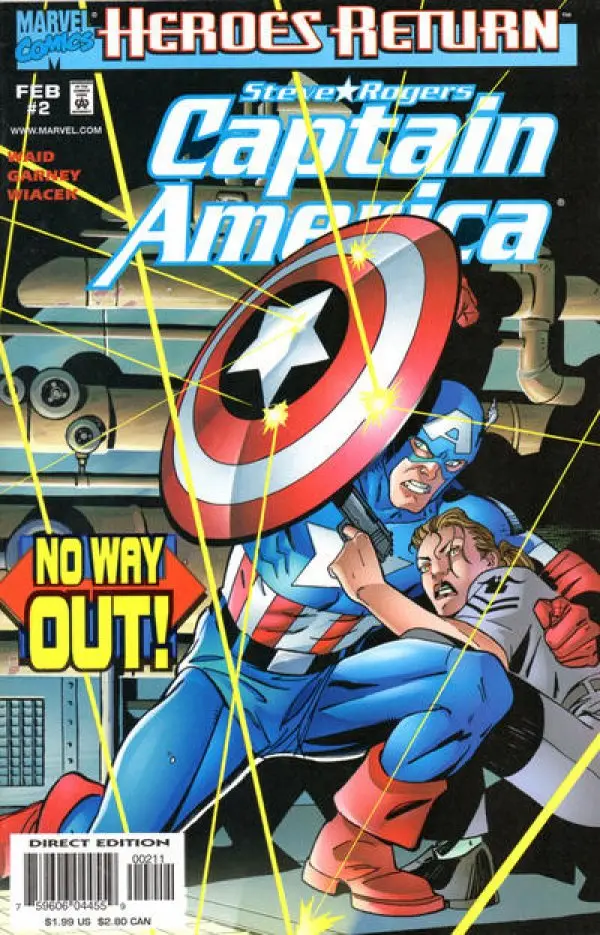 Captain America (Vol 3) #2 Vf 1
