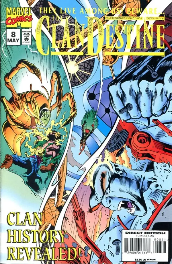 The Clandestine (Vol 1) #8 Vf 1