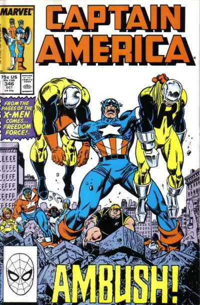 Captain America (Vol 1) #346 Vf 1