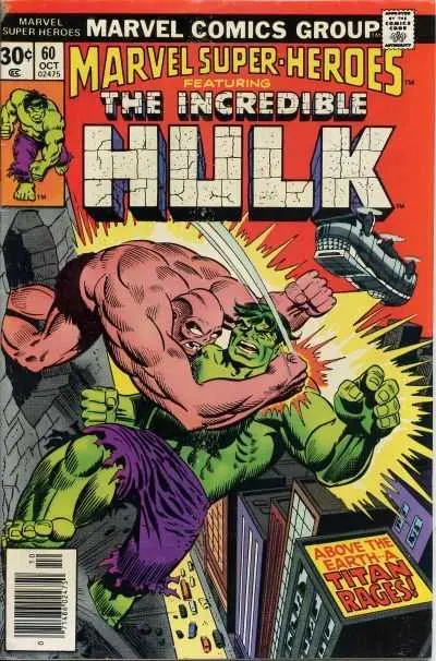 Marvel Super-Heroes Featuring The Incredible Hulk (Vol 1) #60 Vg 1