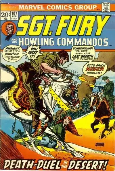 Sgt. Fury And His Howling Commandos (Vol 1) #107 Fn/Vf 1