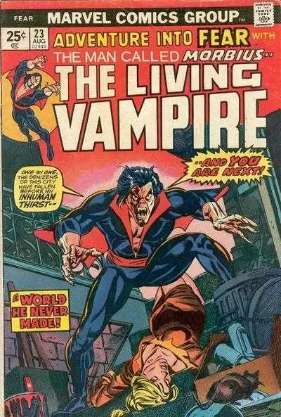 Fear With The Man Called Morbius (Vol 1) #23 Vg 1