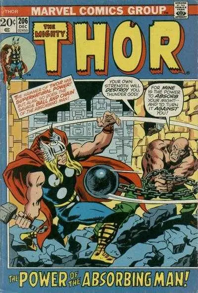 Mighty Thor (Vol 1) #206 Vg 1