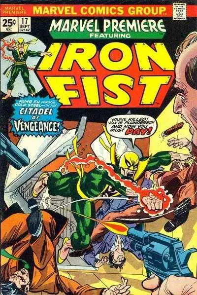 Marvel Premiere Featuring Iron Fist #17 Vg 1