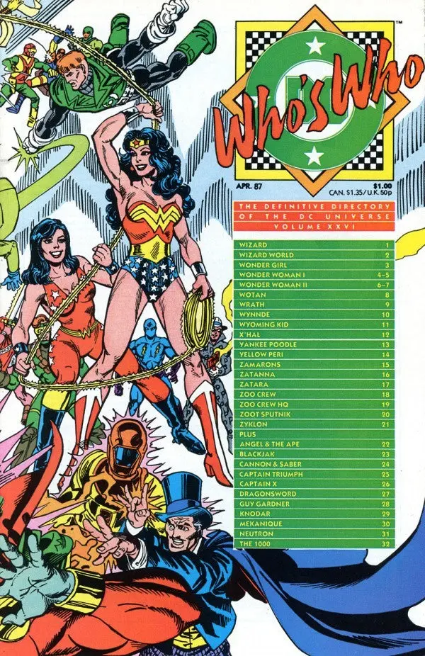 Who's Who: The Definitive Directory Of The Dc Universe 1985 #26 Nm 1