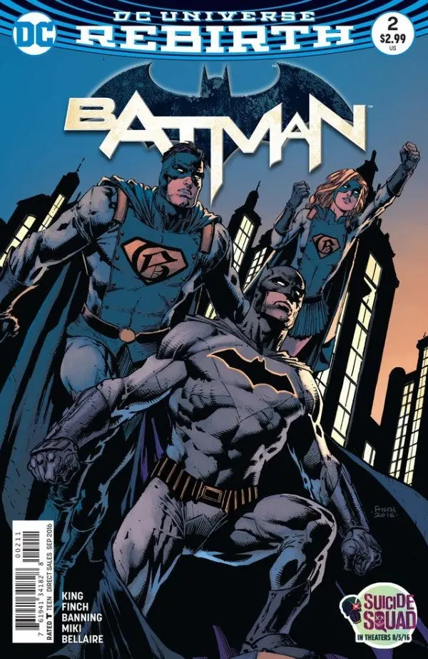 Batman Rebirth #2 Nm 1