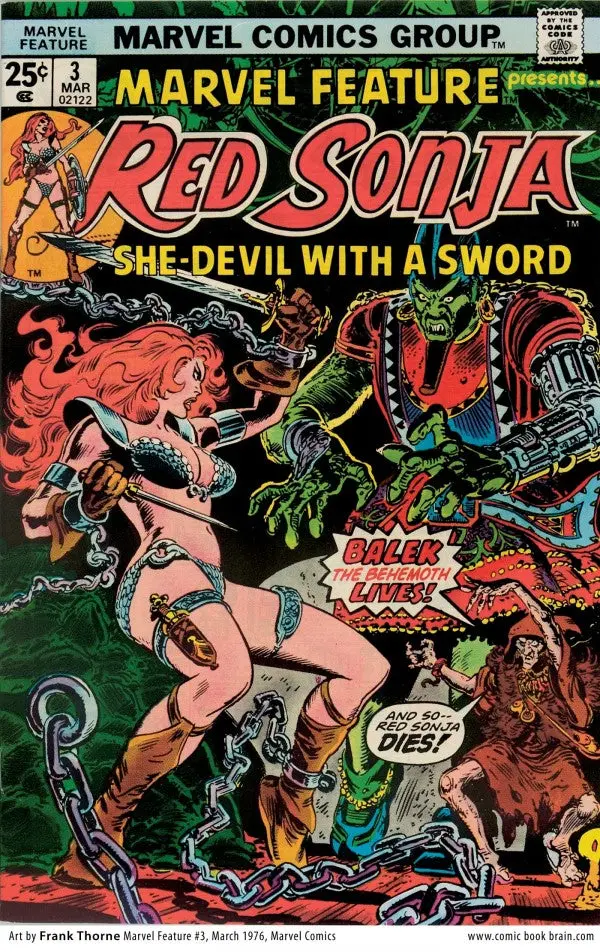 Marvel Feature Presents... Red Sonja (Vol 2) #3 Vf/Fn 1