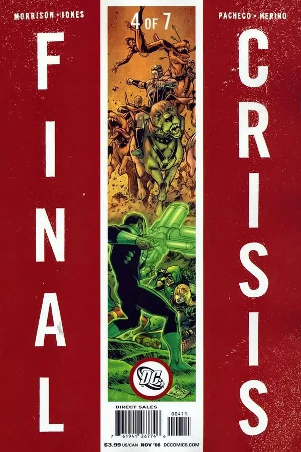 Final Crisis (Vol 1) #4 (Of 7) Carlos Pacheco Sliver Variant Nm 1