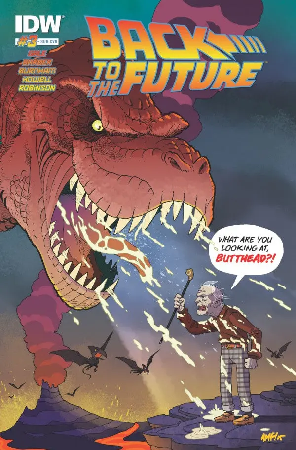 Back To The Future (Vol 1) #3 Subscription Variant Vf 1
