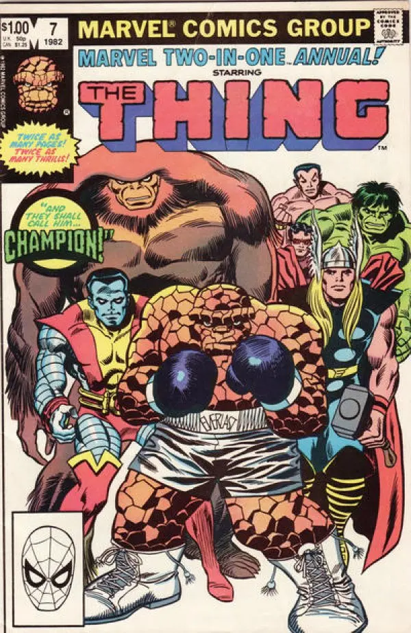 Marvel Two-In-One Annual (Vol 1) #7 Vf 1