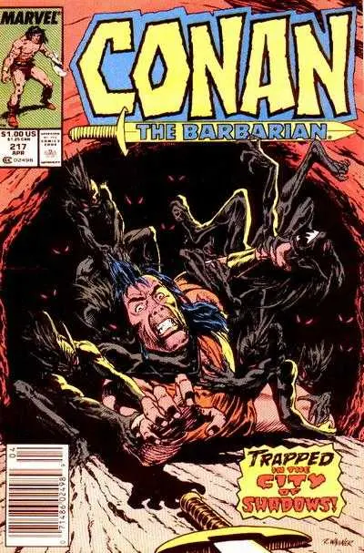 Conan The Barbarian (Vol 1) #217 Fn 1
