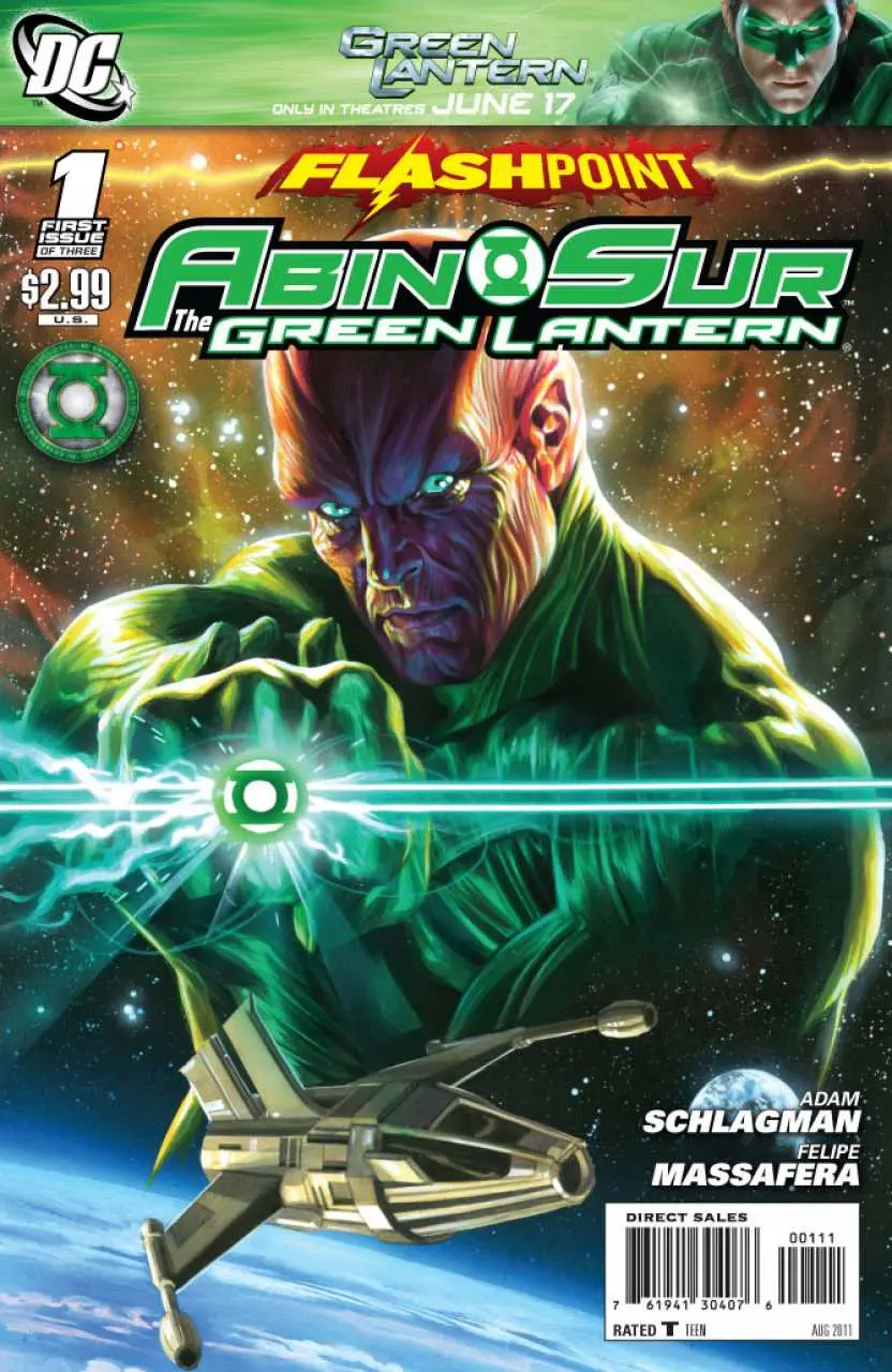 Flashpoint: Abin Sur - The Green Lantern #1 Nm 1