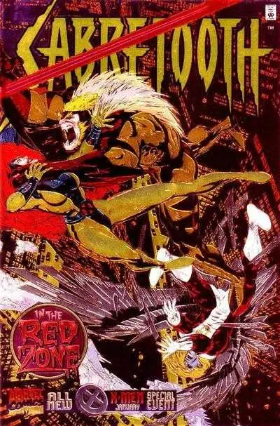 Sabretooth Special In The Red Zone Chromium Cover One Shot Nm 1