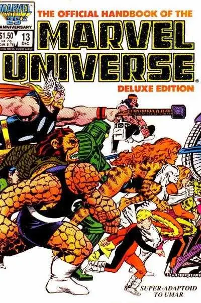 The Official Handbook Of The Marvel Universe: Deluxe Edition (Vol 1) #13 Fn 1