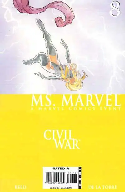 Ms. Marvel (Vol 2) #8 Civil War Nm 1
