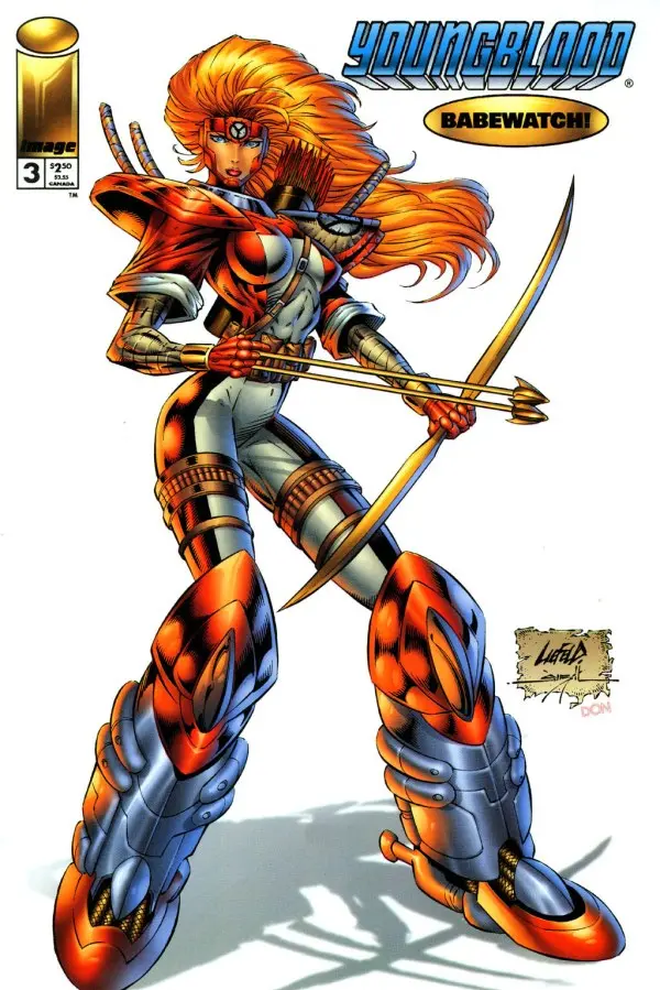 Youngblood (Vol 2) #3 Cover B Rob Liefeld Shaft Variant Vf 1