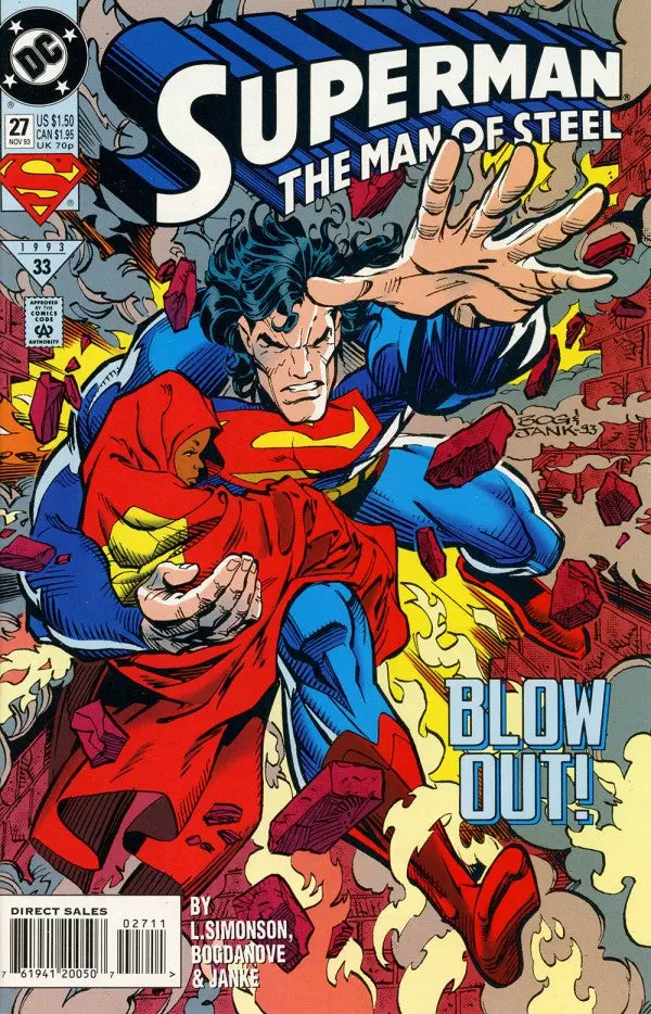 Superman: The Man Of Steel #27 Vf 1
