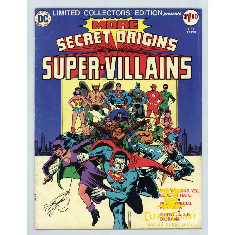 Limited Collectors Edition More Secret Origins Super-Villains C-45 Vf-Nm 1