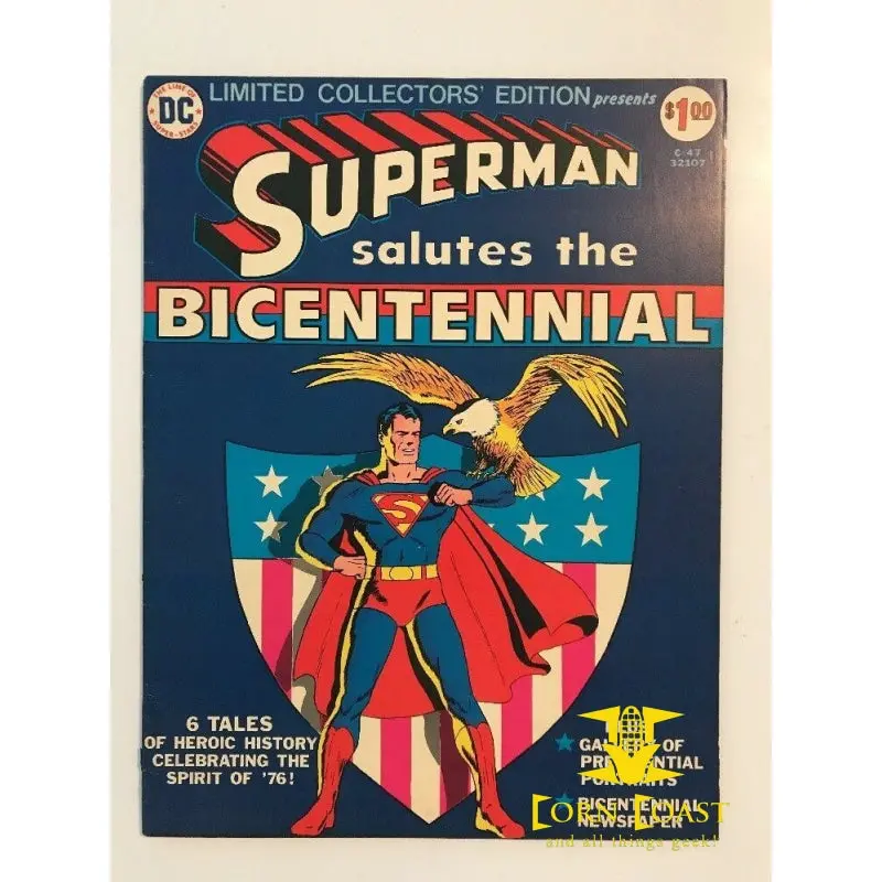 Limited Collectors Edition Superman Salutes The Bicentennial C-47 Nm 1