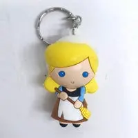 Disney Princess Cinderella With Broom Keychain 1