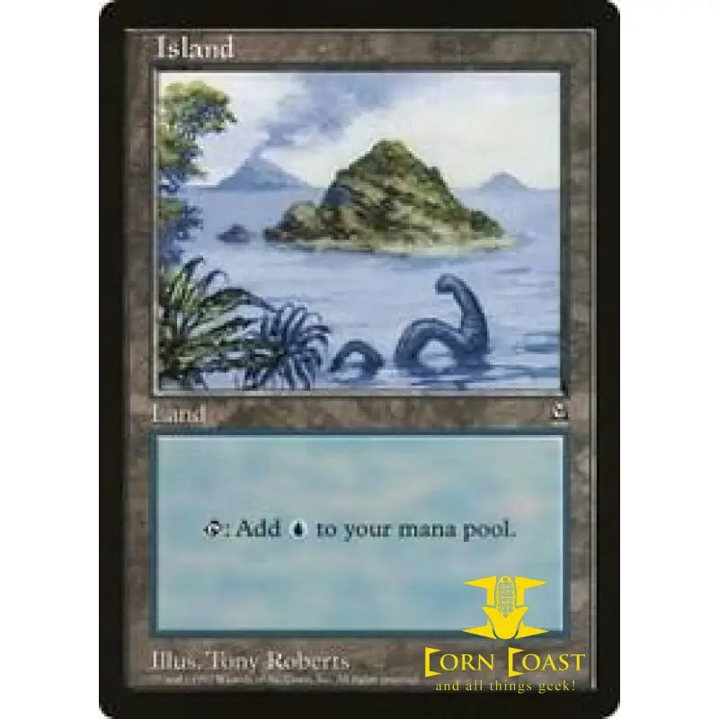 Magic The Gathering Island Oversized 6X9 Card (Lp) 1