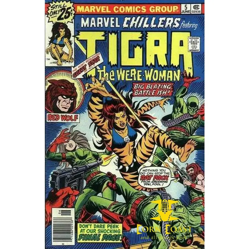 Marvel Chillers Featuring Tigra The Were-Woman #5 1