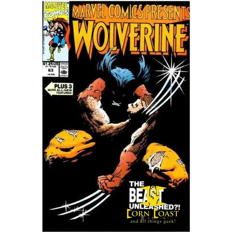 Marvel Comics Presents... Wolverine #63 Vf 1