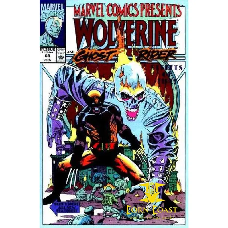 Marvel Comics Presents... Wolverine And Ghost Rider #69 Nm 1
