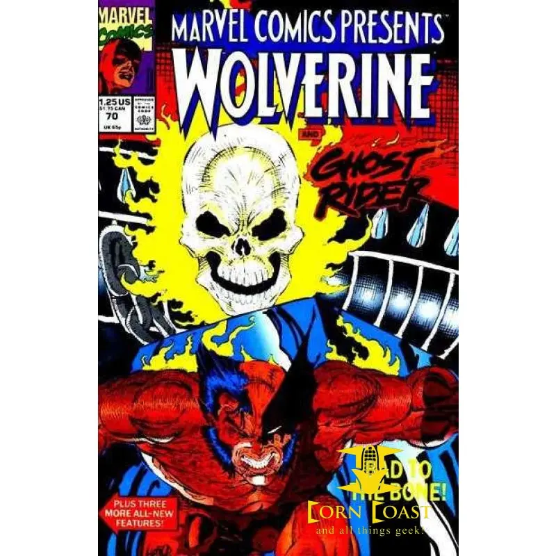 Marvel Comics Presents... Wolverine And Ghost Rider #70 Nm 1