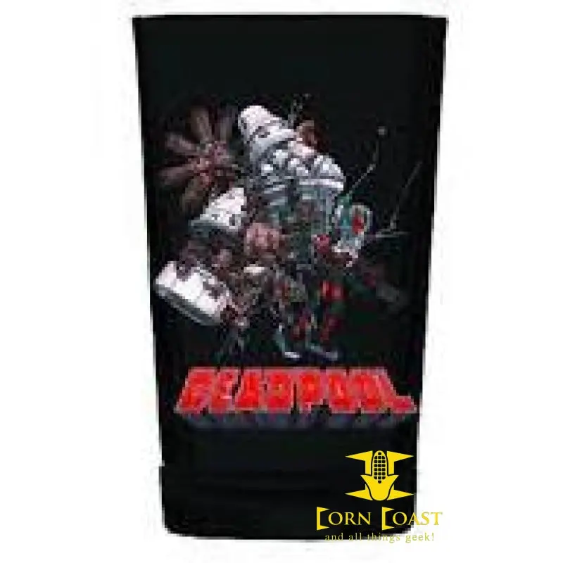 Marvel Deadpool Black Pint Glass 1