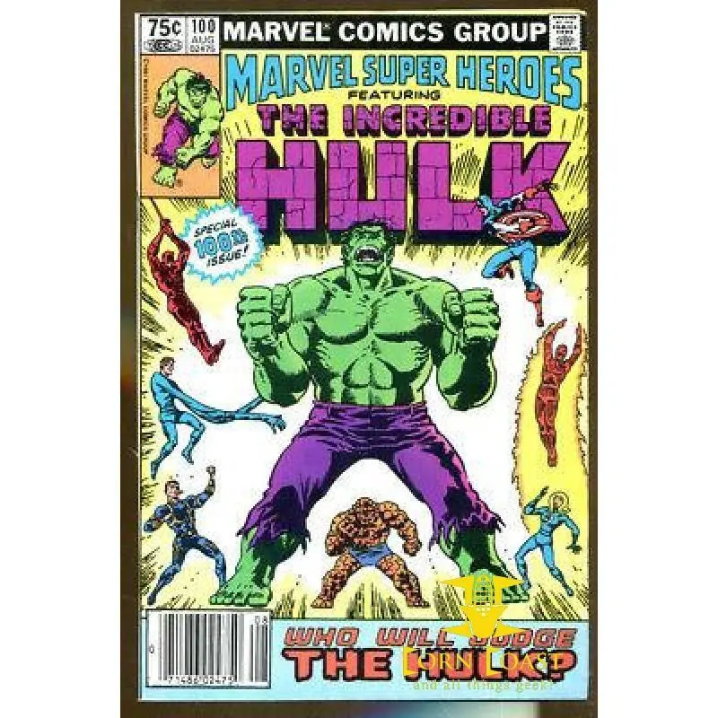 Marvel Super Heroes (1967 1St Series) #100 Vf 1