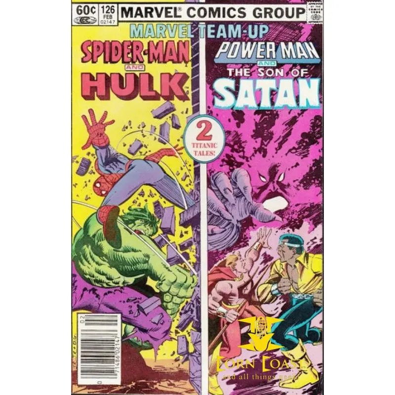 Marvel Team-Up Featuring Spider-Man And Hulk, Power Man And Son Of Satan #126 Vf 1
