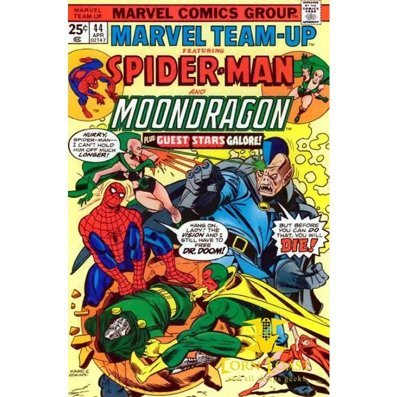 Marvel Team-Up Featuring Spider-Man And Moodragon #44 Fn 1