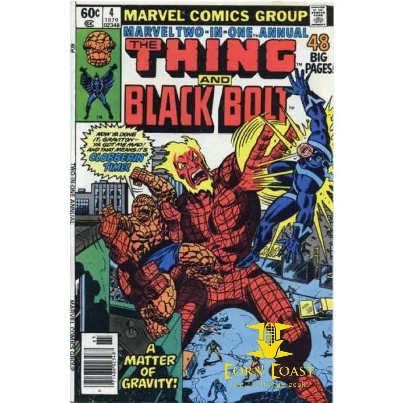 Marvel Two-In-One... Featuring The Thing And Black Bolt Annual #4 Nm 1