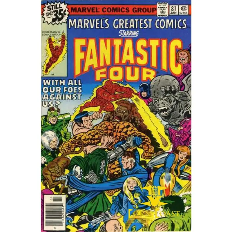 Marvel's Greatest Comics Starring The Fantastic Four #81 Fn 1