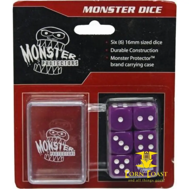 Monster Dice Purple 6 Dice 1