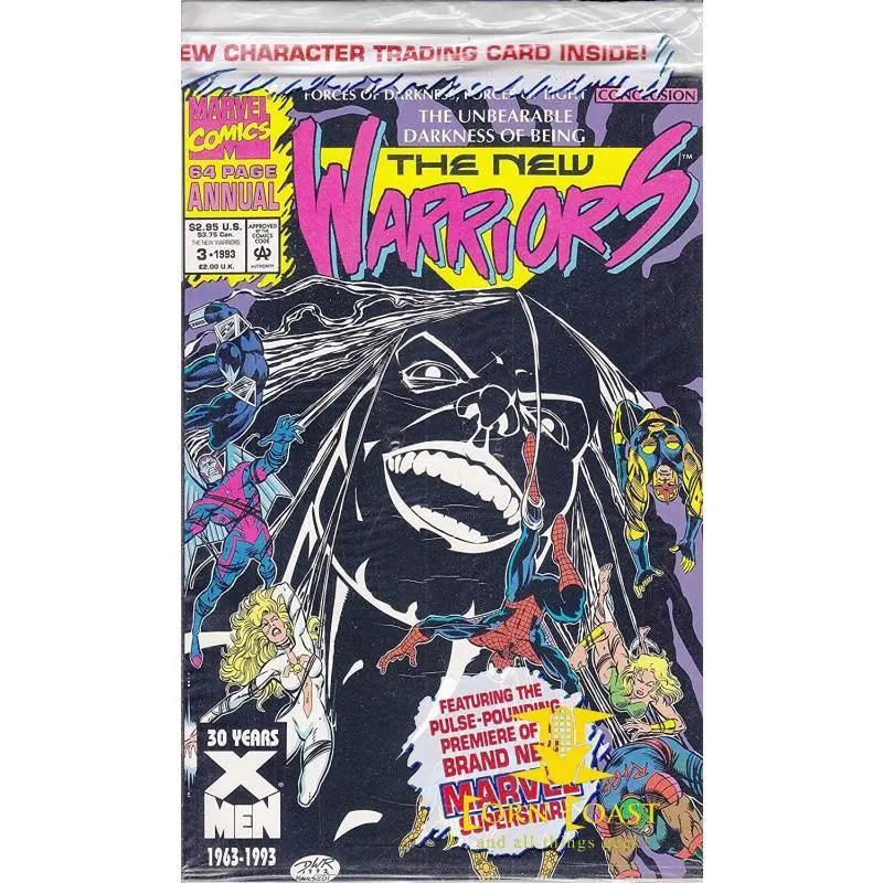 New Warriors (1990 1St Series) Annual #3P 1